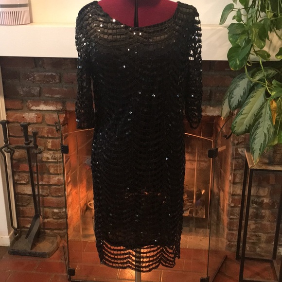 NWT DEAR’GLES Sequin Dress - Picture 3 of 7